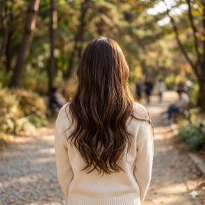 눈으로 보지 못한 머리카락의 구조