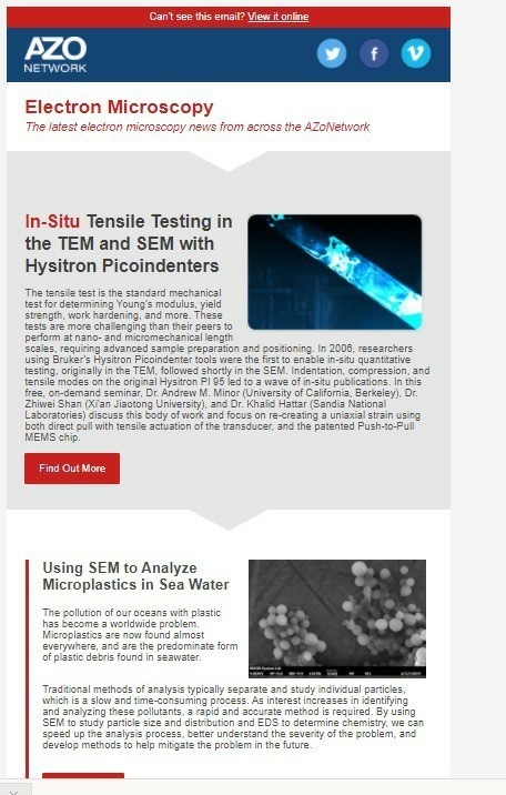 Using SEM to Analyze Microplastics in Sea Water