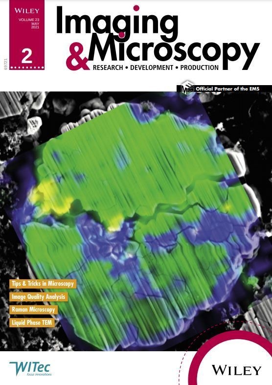 Advertisement on 'Imaging & Microscopy' Magazine, May 2021